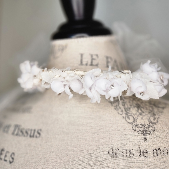 80s wedding bridal veil - Picture 3 of 6